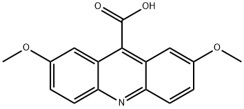 9-Acridinecarboxylic acid, 2,7-dimethoxy- Structure