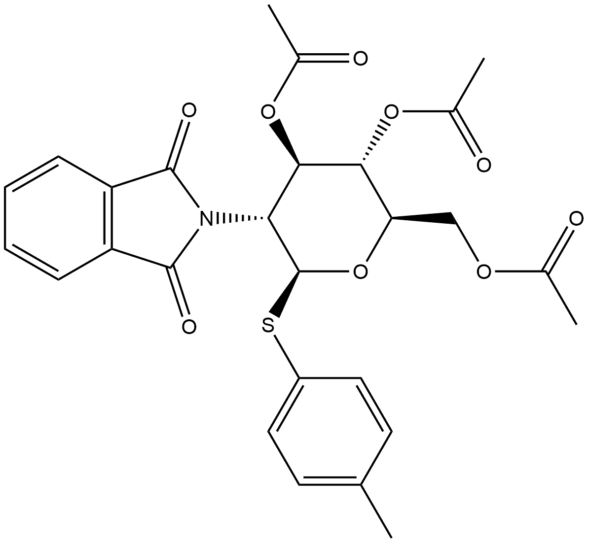 β-D-Glucopyranoside, 4-methylphenyl 2-deoxy-2-(1,3-dihydro-1,3-dioxo-2H-isoindol-2-yl)-1-thio-, 3,4,6-triacetate