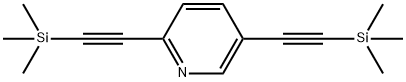 Pyridine, 2,5-bis[2-(trimethylsilyl)ethynyl]- Structure