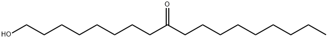 9-Octadecanone, 1-hydroxy- Structure