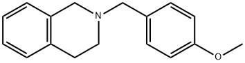 Isoquinoline, 1,2,3,4-tetrahydro-2-[(4-methoxyphenyl)methyl]- Structure