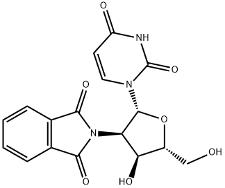 Uridine, 2'-deoxy-2'-(1,3-dihydro-1,3-dioxo-2H-isoindol-2-yl)- (9CI) Structure