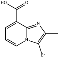 3-bromo-2-methylimidazo[1,2-a]pyridine-8-carboxylic acid|