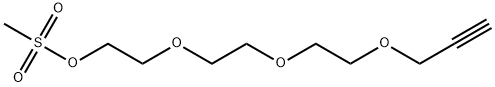 Ethanol, 2-[2-[2-(2-propyn-1-yloxy)ethoxy]ethoxy]-, 1-methanesulfonate,173205-72-6,结构式