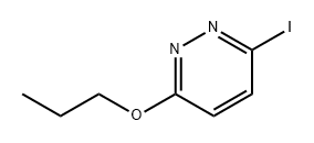 Pyridazine, 3-iodo-6-propoxy- Structure