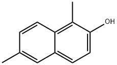 2-Naphthalenol, 1,6-dimethyl- Struktur