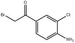 Ethanone, 1-(4-amino-3-chlorophenyl)-2-bromo- Structure