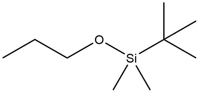Silane, (1,1-dimethylethyl)dimethylpropoxy- Struktur