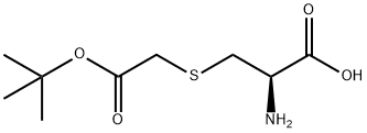 S-(2-(叔丁氧基)-2-氧乙基)-L-半胱氨酸, 173535-10-9, 结构式