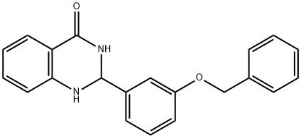 2-(3-(Benzyloxy)phenyl)-2,3-dihydroquinazolin-4(1H)-one Structure