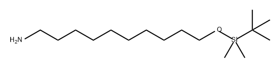 1-Decanamine, 10-[[(1,1-dimethylethyl)dimethylsilyl]oxy]- 结构式