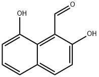 2,8-Dihydroxy-1-naphthaldehyde Struktur