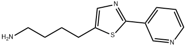 5-Thiazolebutanamine, 2-(3-pyridinyl)- Structure