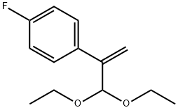 Benzene, 1-[1-(diethoxymethyl)ethenyl]-4-fluoro- Structure