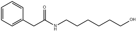 Benzeneacetamide, N-(6-hydroxyhexyl)- Struktur