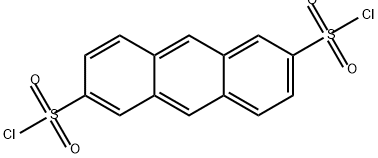 2,6-Anthracenedisulfonyl dichloride Struktur