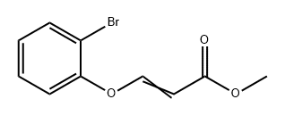 2-Propenoic acid, 3-(2-bromophenoxy)-, methyl ester