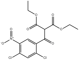 Propanedioic acid, 2-(2,4-dichloro-5-nitrobenzoyl)-, 1,3-diethyl ester