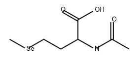 Butanoic acid, 2-(acetylamino)-4-(methylseleno)-
