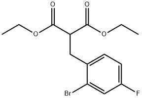 Propanedioic acid, 2-[(2-bromo-4-fluorophenyl)methyl]-, 1,3-diethyl ester