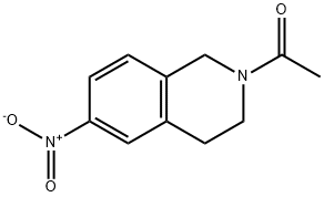 1-(6-硝基-3,4-二氢异喹啉-2(1H)-基)乙酮, 174648-97-6, 结构式