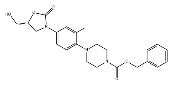 4-(4-(2,4-二氧代-1,3-二氮杂-1-基)苯基)哌嗪-1-羧酸苄酯, 174649-04-8, 结构式