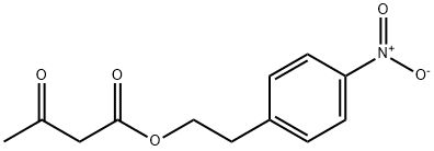 2-(4-Nitrophenyl)ethyl 3-oxobutanoate Structure
