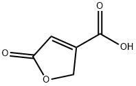 3-Furancarboxylic acid, 2,5-dihydro-5-oxo- 化学構造式