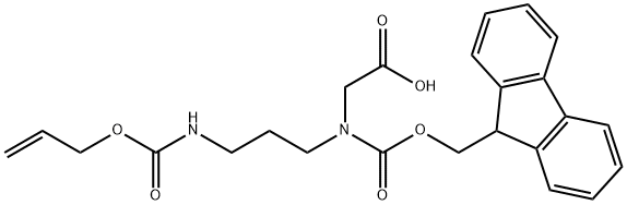 N-(9H-フルオレン-9-イルメトキシカルボニル)-N-[3-[(アリルオキシカルボニル)アミノ]プロピル]グリシン