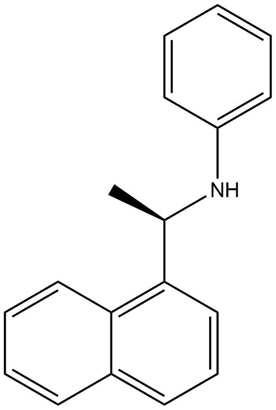 (αR)-α-Methyl-N-phenyl-1-naphthalenemethanamine 结构式