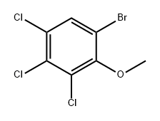 Benzene, 1-bromo-3,4,5-trichloro-2-methoxy- Struktur