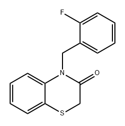 2H-1,4-Benzothiazin-3(4H)-one, 4-[(2-fluorophenyl)methyl]-|