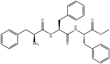 L-Phenylalanine, L-phenylalanyl-L-phenylalanyl-, methyl ester 化学構造式