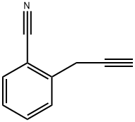 Benzonitrile, 2-(2-propyn-1-yl)- Structure