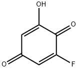 2,5-Cyclohexadiene-1,4-dione, 2-fluoro-6-hydroxy- Structure