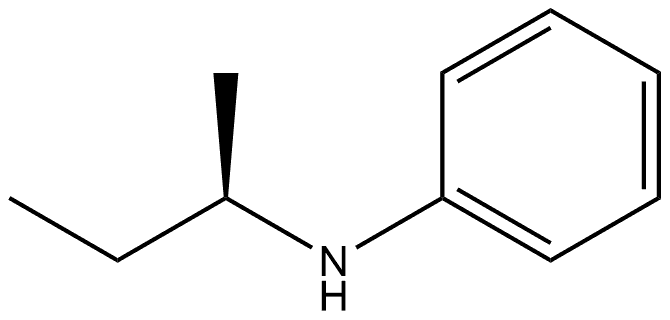 N-[(1R)-1-Methylpropyl]benzenamine Structure