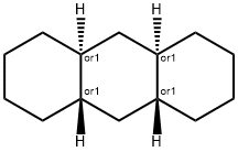 (4aα,8aβ,9aβ,10aα)-テトラデカヒドロアントラセン 化学構造式