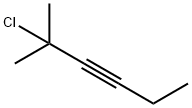 3-Hexyne, 2-chloro-2-methyl- Structure