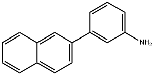 Benzenamine, 3-(2-naphthalenyl)- Struktur