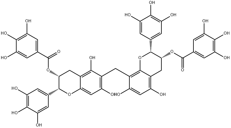 Oolonghomobisflavan B Structure