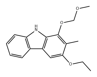 9H-Carbazole, 3-ethoxy-1-(methoxymethoxy)-2-methyl- Structure