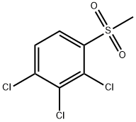 Benzene, 1,2,3-trichloro-4-(methylsulfonyl)- 结构式