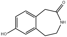 2H-3-Benzazepin-2-one, 1,3,4,5-tetrahydro-7-hydroxy- 化学構造式