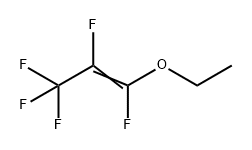 1-Propene, 1-ethoxy-1,2,3,3,3-pentafluoro- Structure