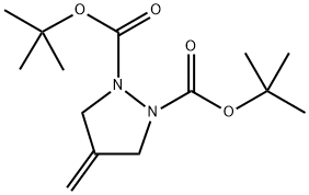 4-Methylene-pyrazolidine-1,2-dicarboxylic acid di-tert-butyl ester,176516-25-9,结构式