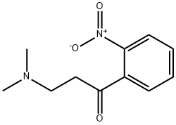 1-Propanone, 3-(dimethylamino)-1-(2-nitrophenyl)- 结构式