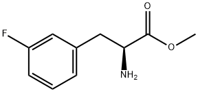 L-Phenylalanine, 3-fluoro-, methyl ester Struktur