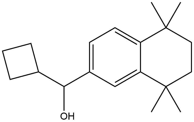 α-Cyclobutyl-5,6,7,8-tetrahydro-5,5,8,8-tetramethyl-2-naphthalenemethanol Structure