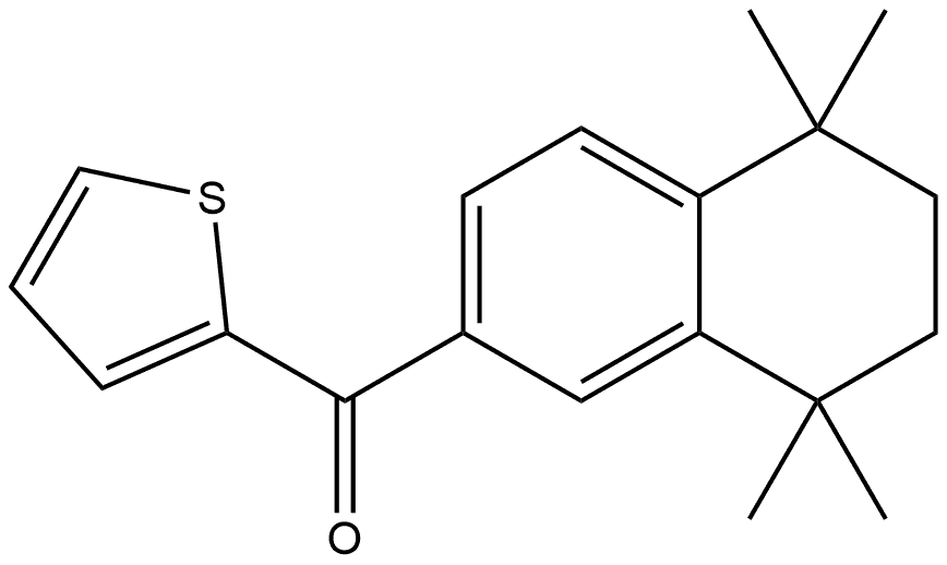 (5,6,7,8-Tetrahydro-5,5,8,8-tetramethyl-2-naphthalenyl)-2-thienylmethanone Structure