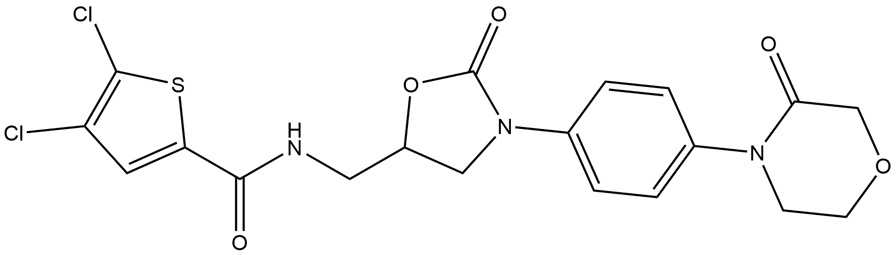 Rivaroxaban Impurity 36 化学構造式